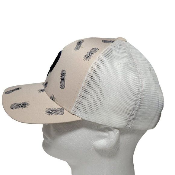 Puma Golf Hat Men Snapback Mesh Back Pineapple Adjustable Unisex Adult Tan NWOT - Picture 3 of 13